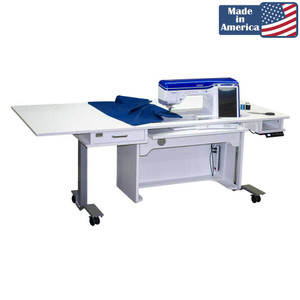Horn New Heights Model 9100 Height Adjustable Sewing Table in White