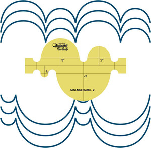 Sew Steady Westalee Mini Multi Arc Ruler