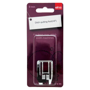 Elna 9mm Upper Feed Ditch Quilting Foot Wide System