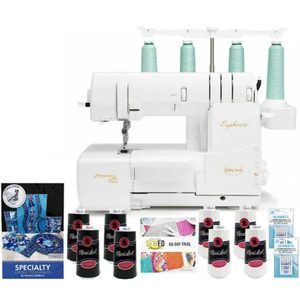 Baby Lock Euphoria Cover Stitch Machine with ExtraoridinAir Threading with Premier Package