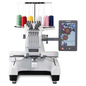 Brother PR680W 6 Needle Embroidery Machine With Stand Bundle