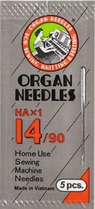 Organ Universal Needles 5 Pack Size 90/14