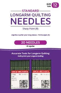 Handi Quilter Standard Longarm Needles 12/80-R Sharp Pkg of 20