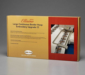 Baby Lock Continuous Border Hoop Upgrade III For Ellisimo, Ellisimo Gold