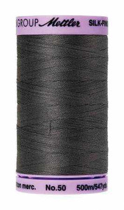 Mettler Cotton 50wt/547yd - Dark Charcoal (large spool)