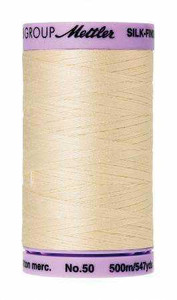 Mettler Cotton 50wt/547yd - Muslin (large spool)