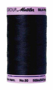 Mettler Cotton 50wt/547yd - Dark Blue (large spool)