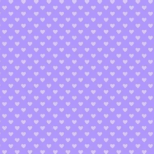 Andover Fabric - Hearts - Amethyst