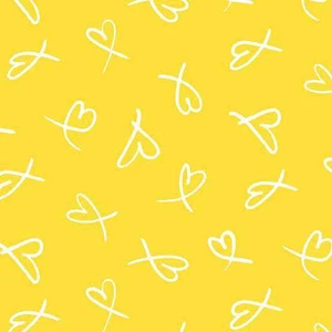 Andover Fabric - Dear Diary Love by Libs Elliott - Sunshine