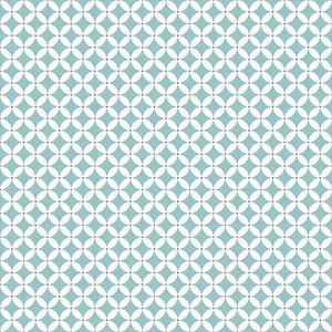 Benartex Fabric - Circle Crescents Light Teal