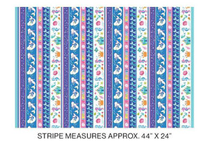 Benartex Fabric - Under the Sea Stripe Multi