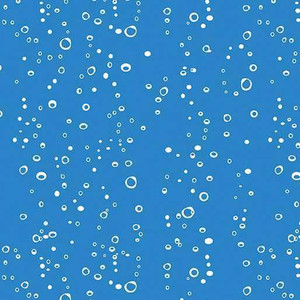 Benartex Fabric - Water Bubbles Blue
