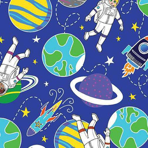 Benartex Fabric - Intergalactic Universe Royal