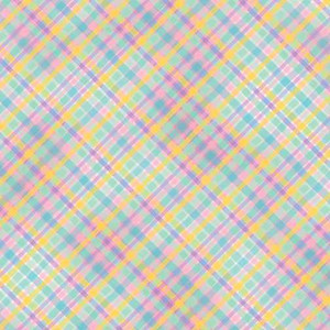 Benartex Fabric - Spring Garden Plaid Multi