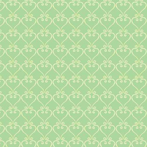 Benartex Fabric - Heart Trellis Green
