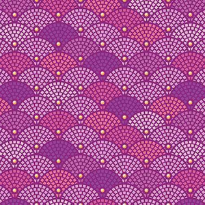 Benartex Fabric - Stepping Stones Plum