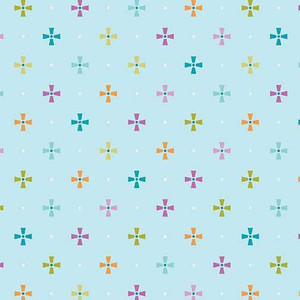 Benartex Fabric - Frolic Circus Aqua