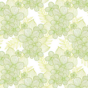 Benartex Fabric - Crochet Green