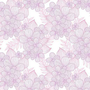 Benartex Fabric - Crochet Lavender