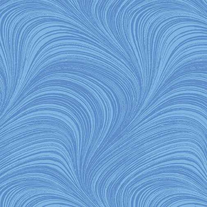 Benartex Fabric - Wave Texture Blue