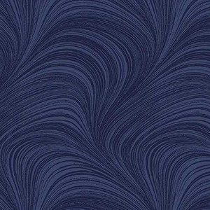 Benartex Fabric - Wave Texture Navy