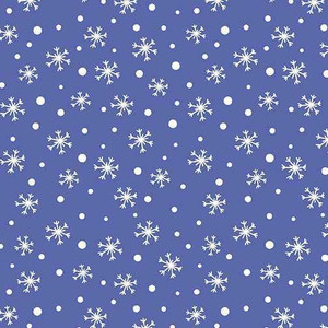 Benartex Fabric - Snow Daze Periwinkle