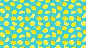 Dear Stella Design Fabric - Lemons - Scuba