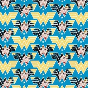 Camelot Fabric - Wonder Woman '84 - Blue
