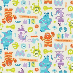 Camelot Fabric - Monsters Inc. Toss