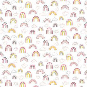 Studio E Fabric - Porkopolis - Rainbows Multi