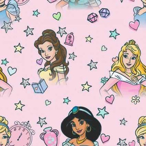 Springs Creative Fabric - Disney Princess - Faces