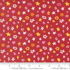 Moda Fabric - Creativity Glows Cherry Red