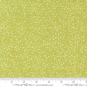 Moda Fabric - Pansys Posies Leaf Thatched
