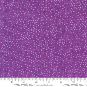 Moda Fabric - Pansys Posies Plum Thatched