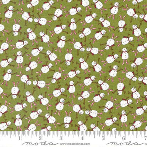 Moda Fabric - Blizzard - Snowmen Pine