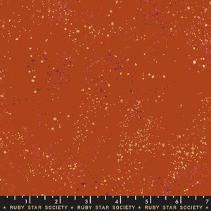 Ruby Star Society Fabric - Speckled Metallic Cayenne