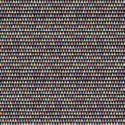 QT Fabric - WHAT'S COOKIN' - TRIANGLE GEO BLACK