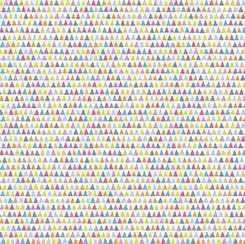 QT Fabric - WHAT'S COOKIN' - TRIANGLE GEO WHITE