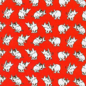Robert Kaufman Fabric - Dr. Seuss - Horton Red