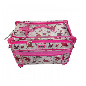 Tutto Daisies with Pink Frame XXL Machine on Wheels