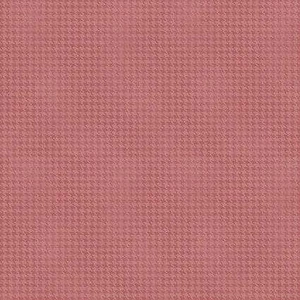 Benartex Fabric - Blushed Houndstooth - Coral