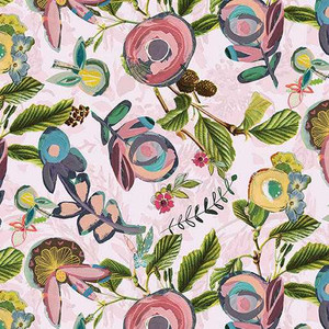 Benartex Fabric - Treasured Floral - Rose