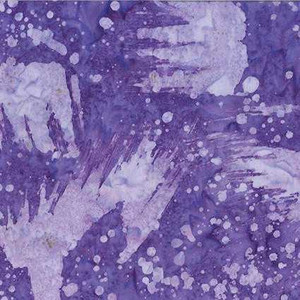 Benartex Fabric - Bali Paint Palette - Splatter Purple