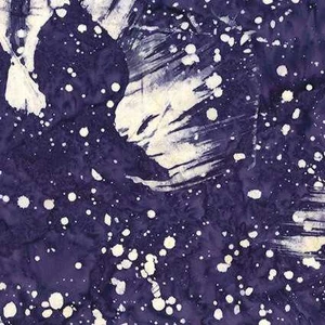 Benartex Fabric - Bali Paint Palette - Splatter Grape