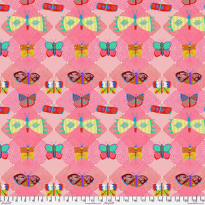 Free Spirit Fabric - Harlequin - Bubblegum || Harmony