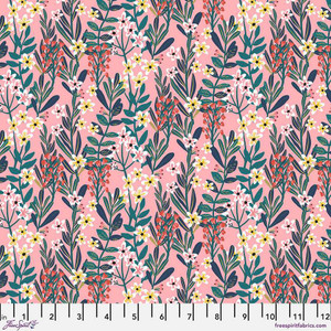 Free Spirit Fabric - Hanna Large - Pink || Floral Pets