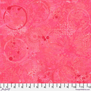 Free Spirit Fabric - Textures || Tonal Graffiti - Raspberry