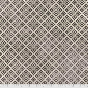 Free Spirit Fabric - Diamonds - Charcoal || Monochrome
