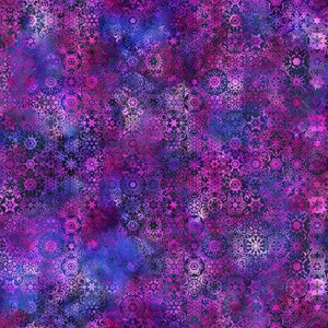 In The Beginning Fabric - Impressions 5JYS 3 MAGENTA DIGITAL
