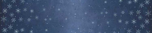 Moda Fabric - Ombre Flurries - Indigo Metallic